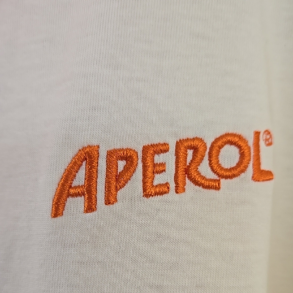 Men's Official Aperol Spritz 2025 US Open Polo Shirt, 100% Organic Cotton Size M - Picture 6 of 12
